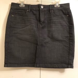 Ann Taylor LOFT Mini Jean Denim Skirt Size 10
